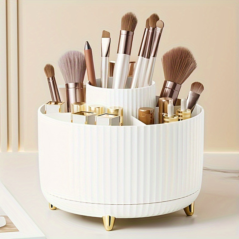 AuroraBeauty™ Rotating Makeup Brush Holder